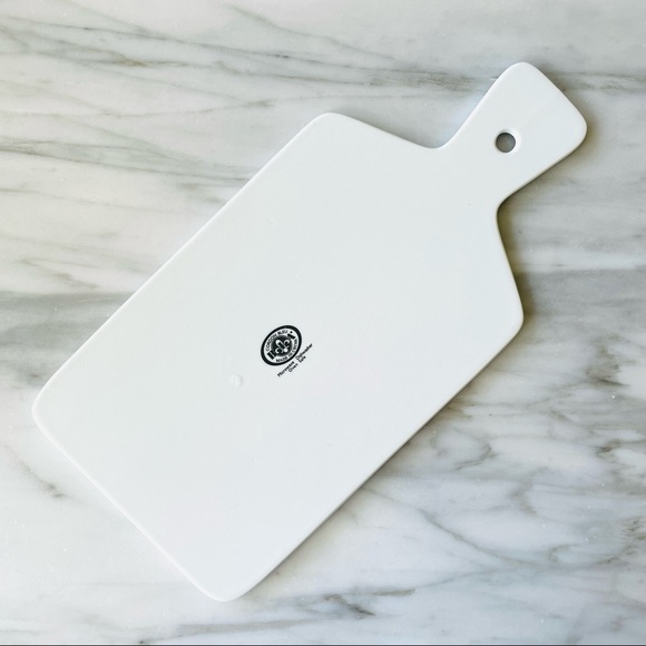 Charcuterie Board•NWOT White Porcelain Board•Approx. 6”x 9” with a 3” Handle - Picture 5 of 13